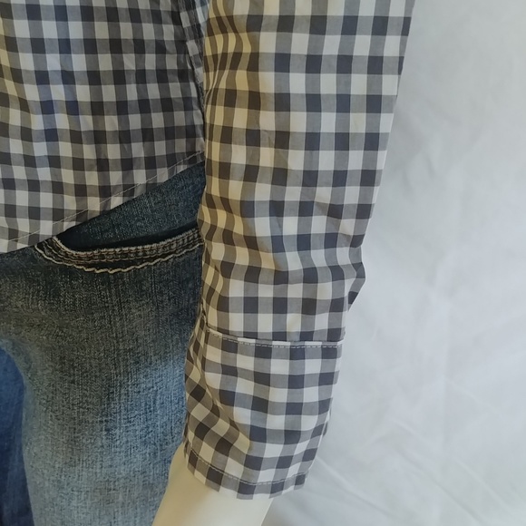 Frank & Eileen Barry Gingham Button Down Shirt - Picture 7 of 8